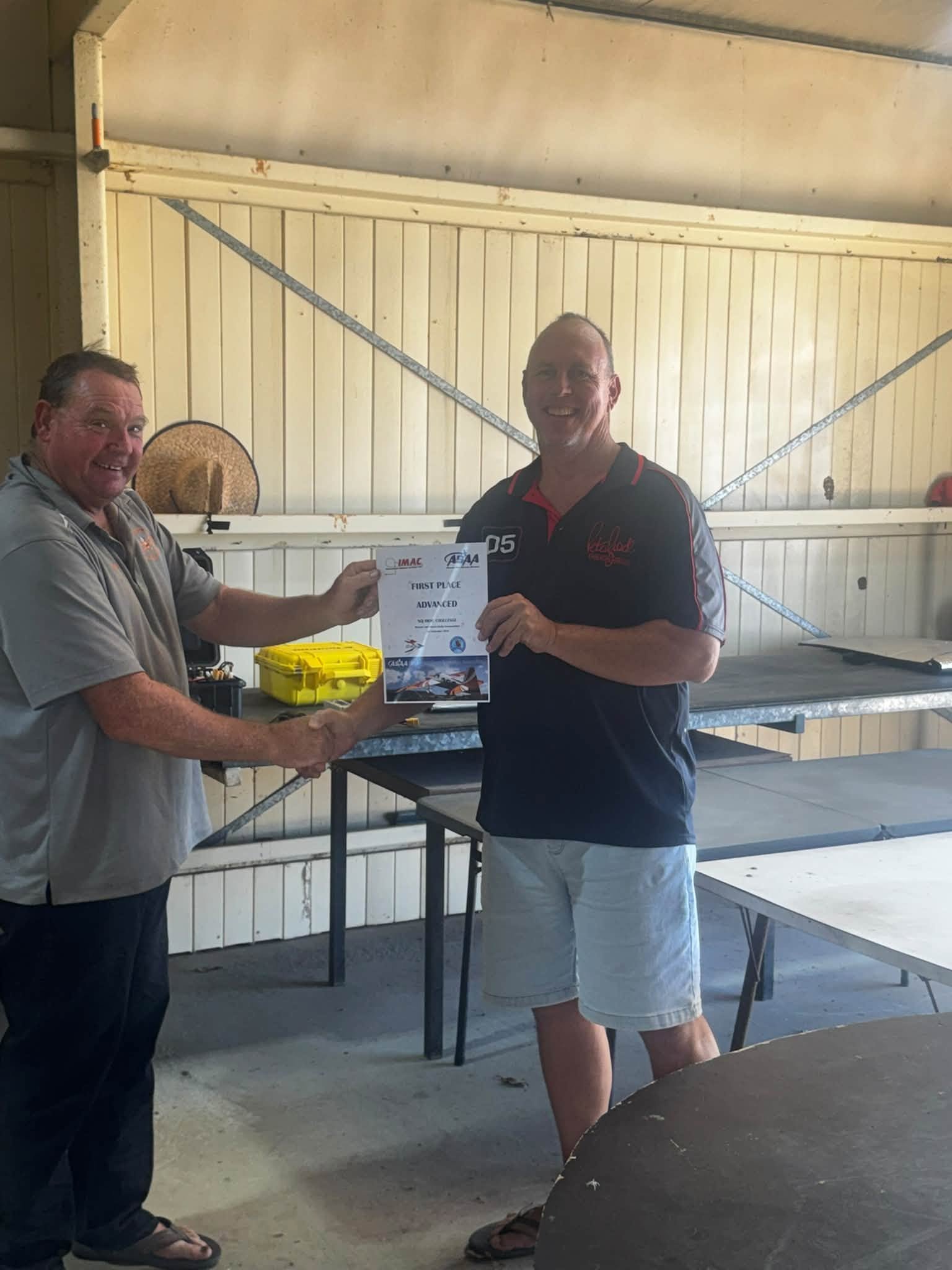 Advanced First Place Certificate Presentation