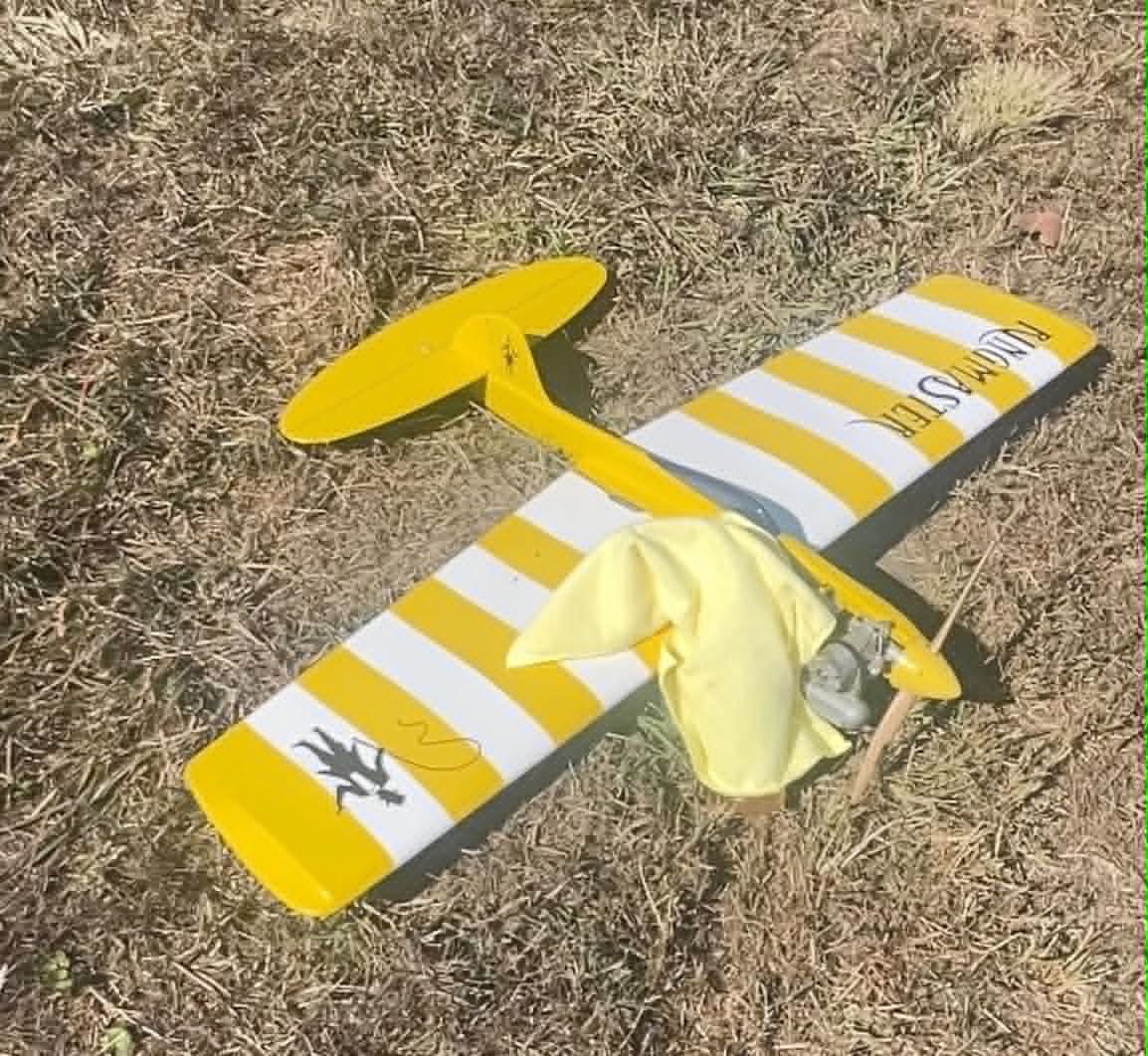 Yellow Ringmaster Control Line Aircraft